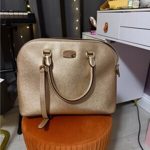 Michael Kors Gold Crossbody Bag